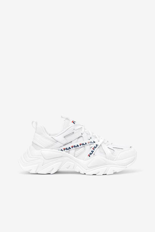 Fila Electrove 2 90S Women's Sneakers - White/Navy/Red,NZ 124-21348